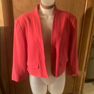 Blazer hot pink 18 inches long with 20 inch sleeves  smoke and pet free home